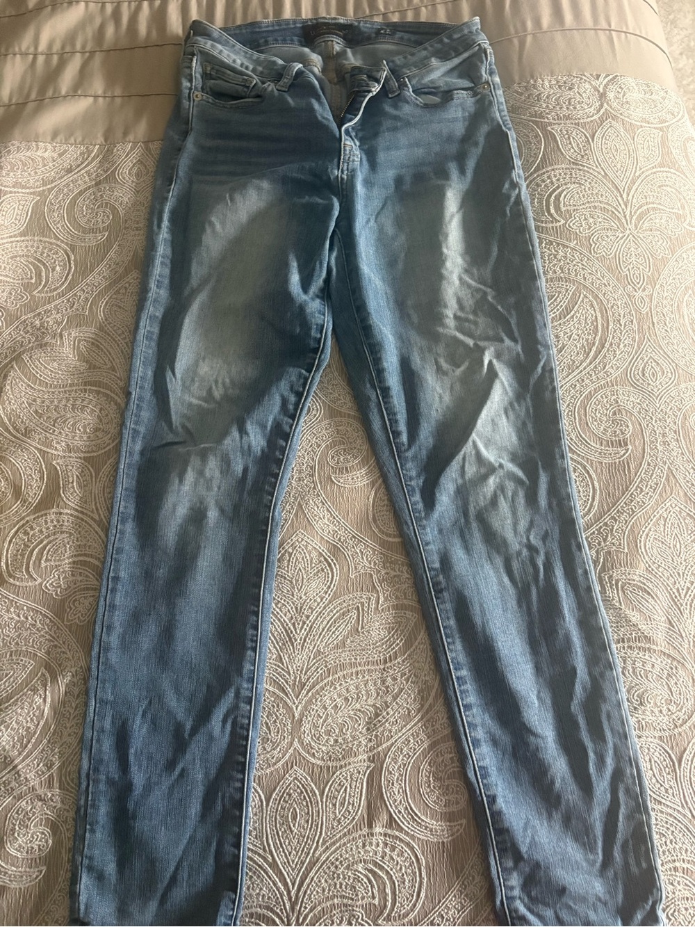 Lucky Brand Women's Faded Blue Skinny Jeans